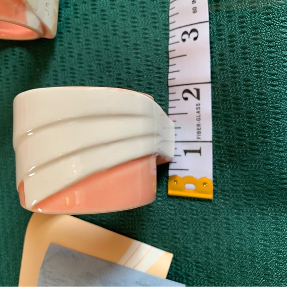 Vintage Ceramic Napkin Rings Society Kato Kogei, Kaneaki Fujimori Made In Japan - Picture 8 of 9